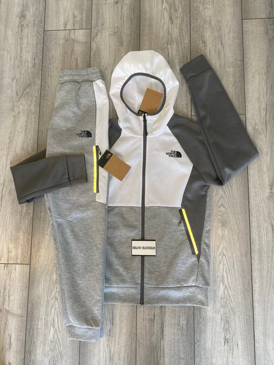 NORTHFACE MIGLIETTI TRACKSUIT - WHITE/GREY