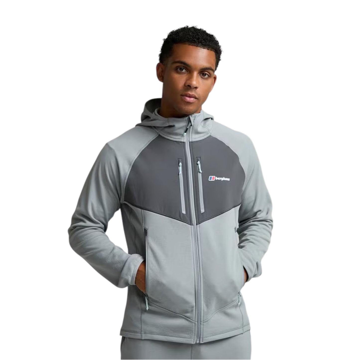 BERGHAUS HOODIE - BLACK/GRAY
