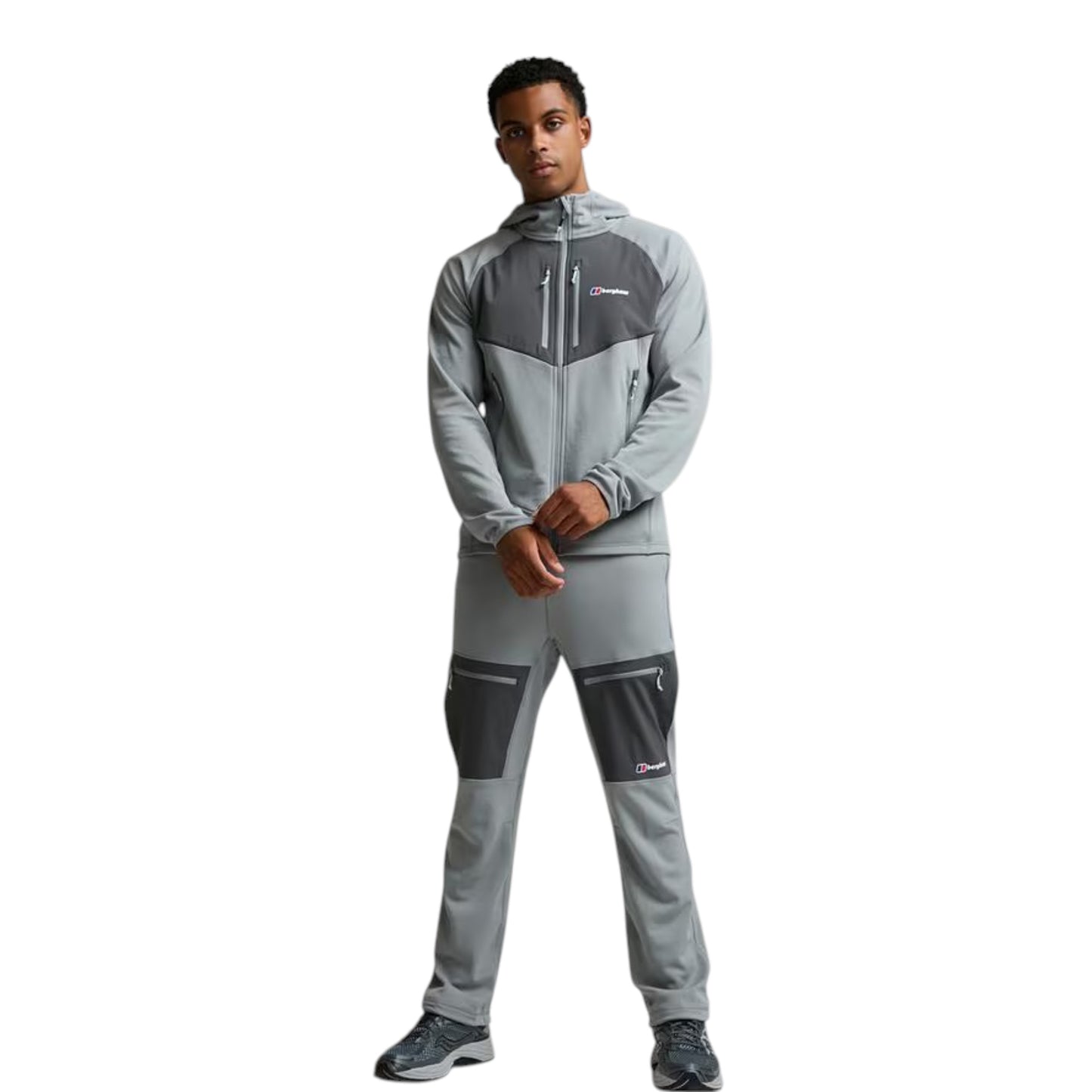 BERGHAUS HOODIE - BLACK/GRAY