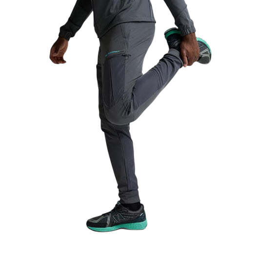 MONTERRAIN ORBIT WOVEN RUNNING PANTS - BLUE/GRAY
