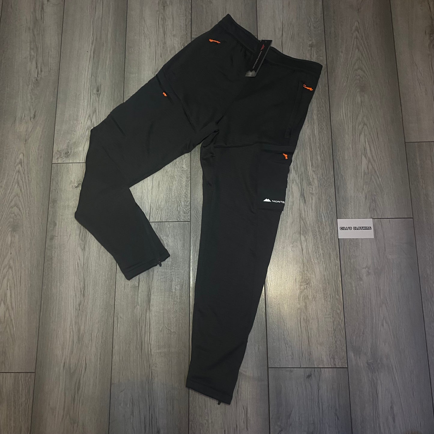 MONTERRAIN HYBRID TRACKSUIT - GREY/ORANGE