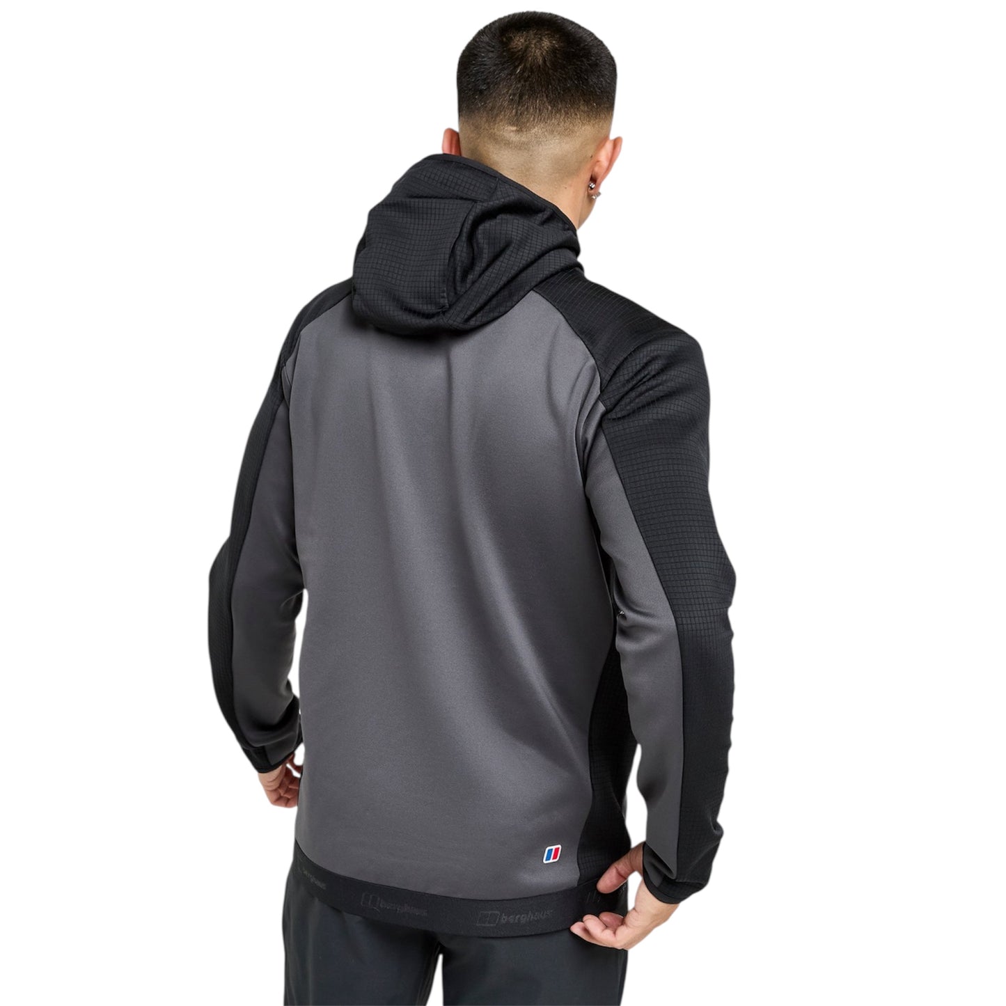 BERGHAUS SIDLEY FULL ZIP HOODIE - BLACK/GREY