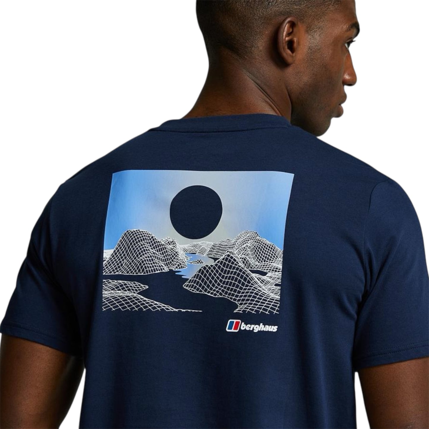 BERGHAUS LAKES SKY T-SHIRT - NAVY
