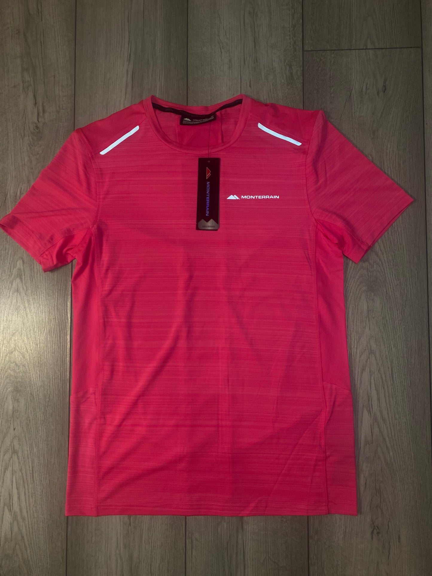 MONTERRAIN T-SHIRT - PINK/BLACK