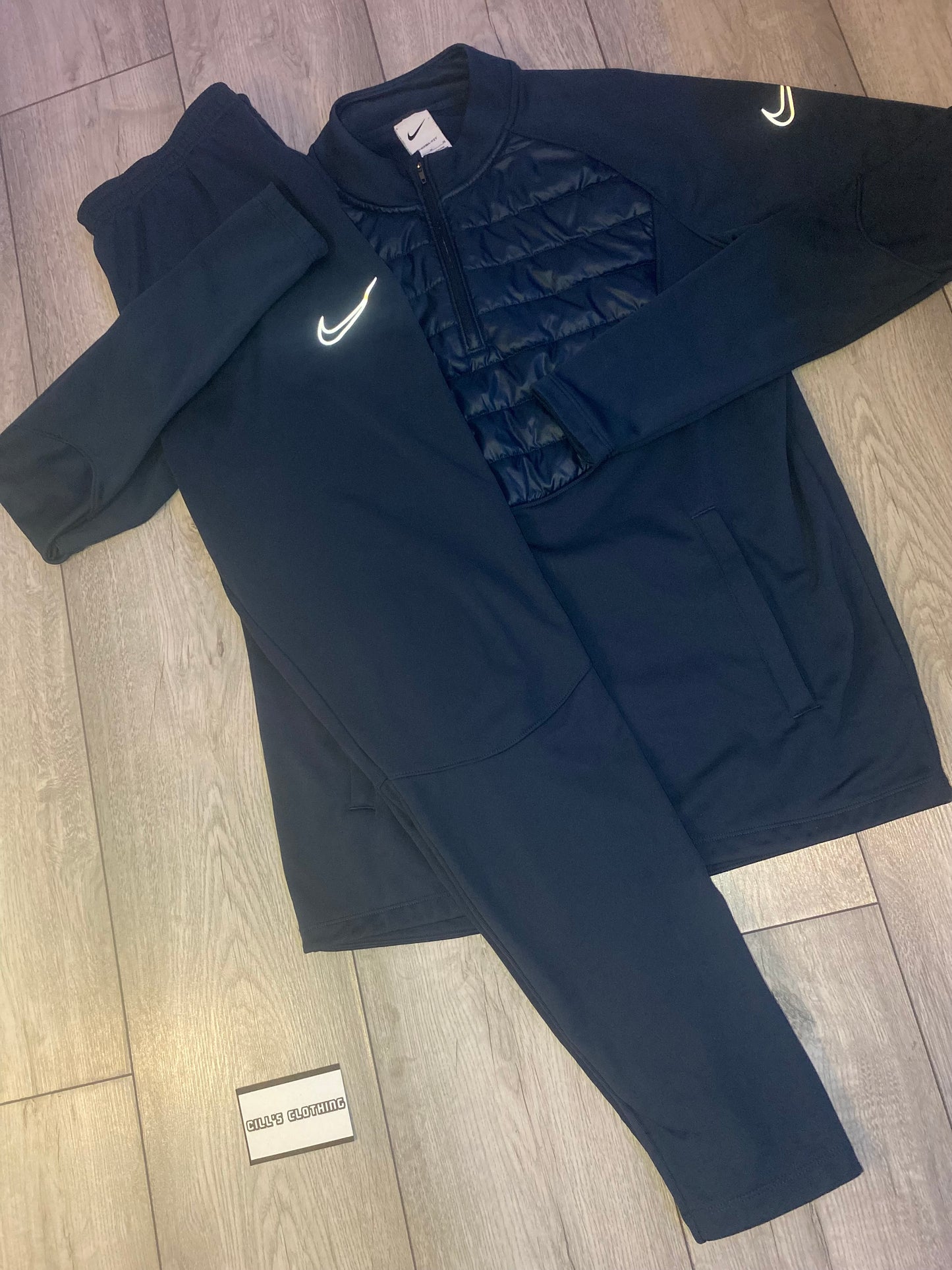 NIKE DRI FIT SET  - PRE LOVED - BLUE