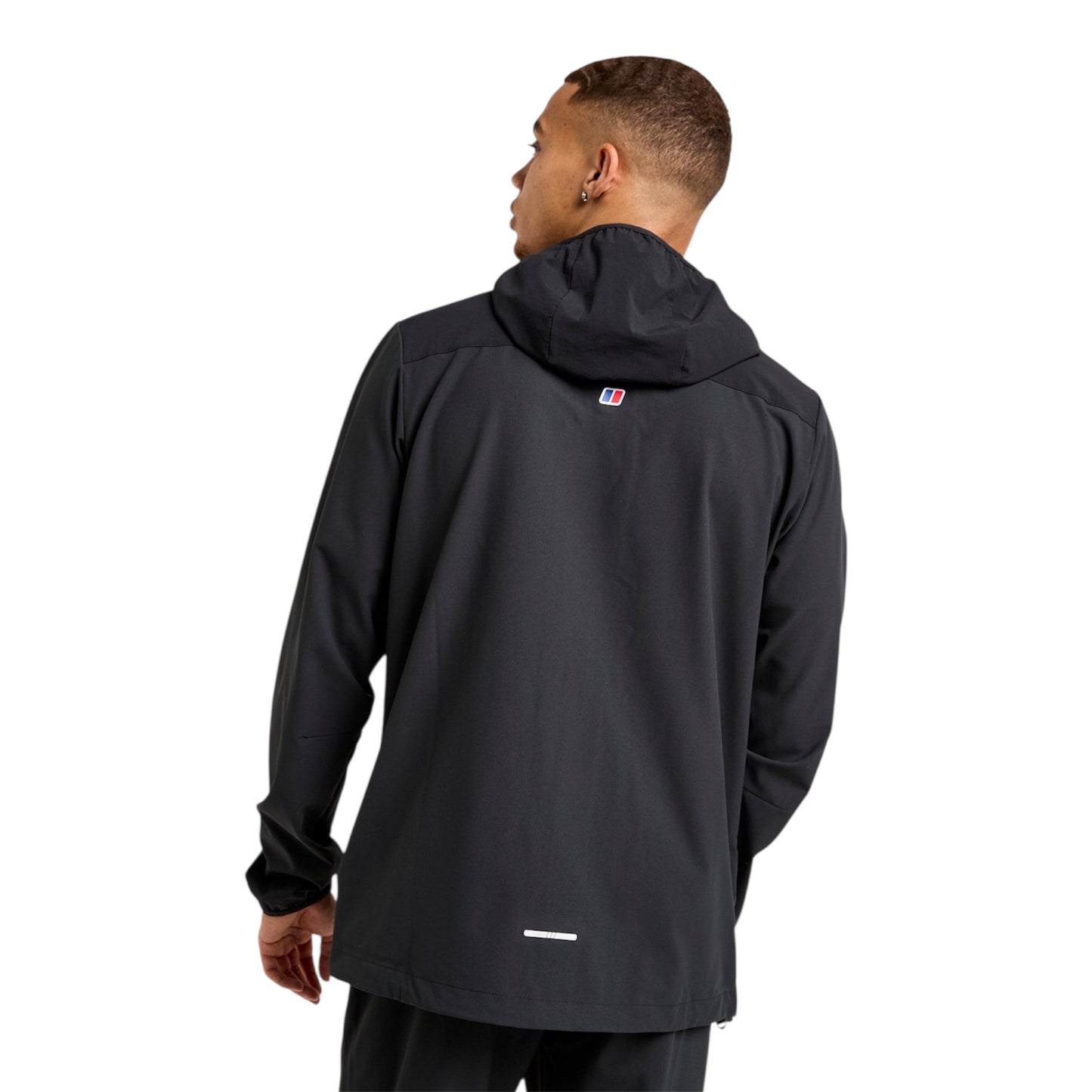 BERGHAUS TRACK JACKET - BLACK/RED