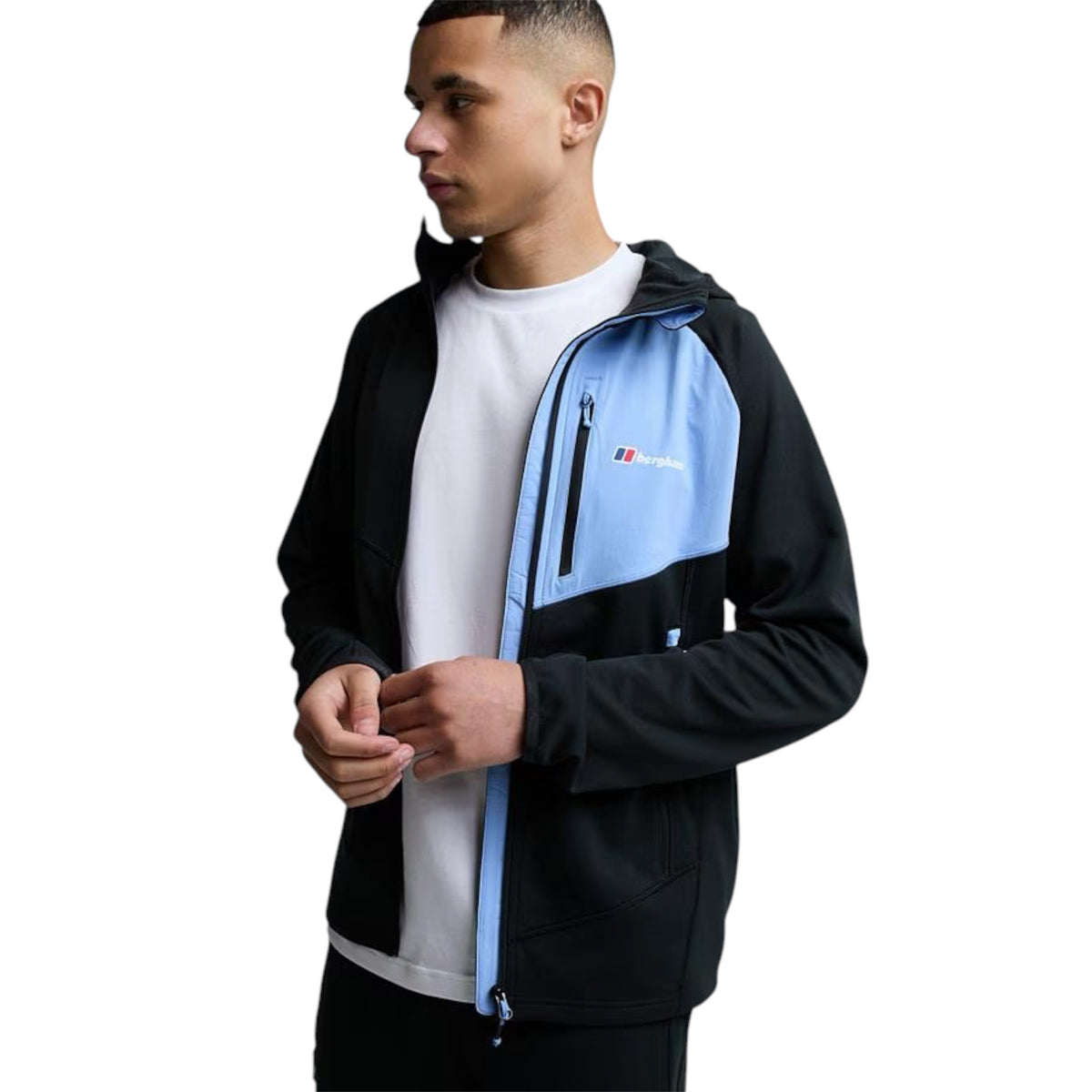 BERGHAUS PAVEY HOODIE - BLACK/BLUE