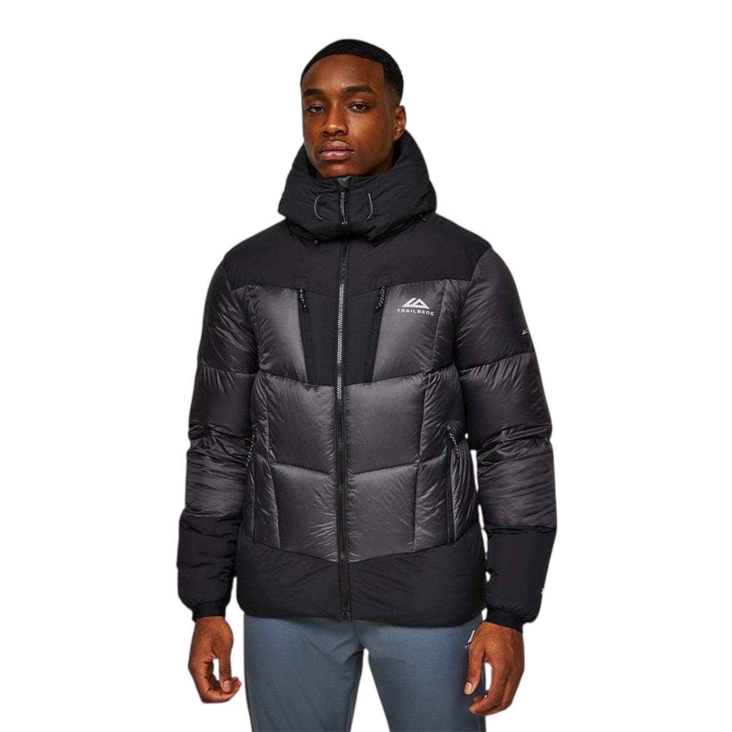 TRAILBERG ASPHALT PUFFER JACKET - BLACK