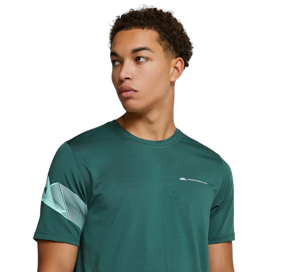 MONTERRAIN DISTANCE T-SHIRT - GREEN