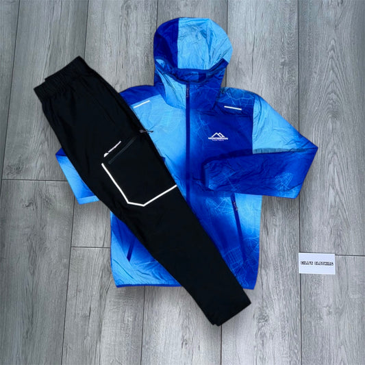 MONTERRAIN URBAN TRACKSUIT  - OCEAN BLUE/BLACK