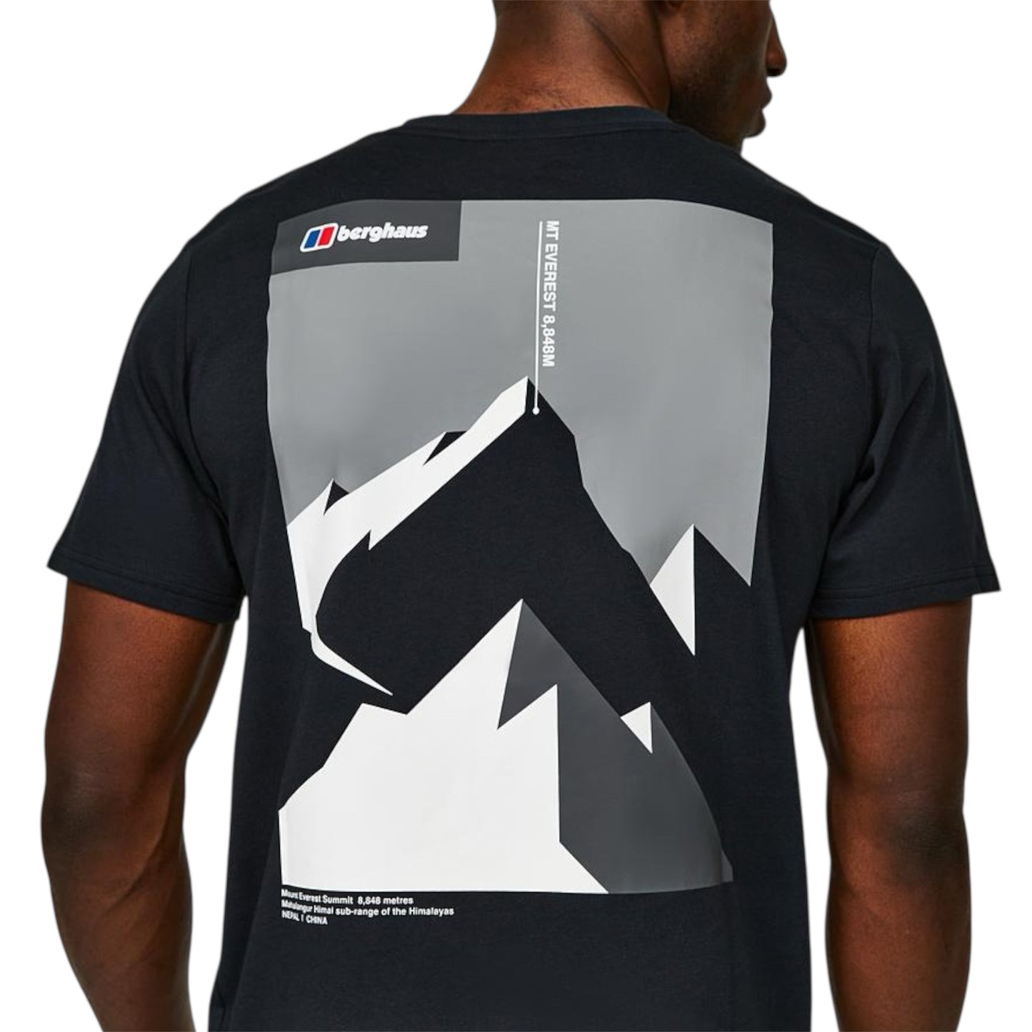BERGHAUS MOUNTAIN T-SHIRT - BLACK