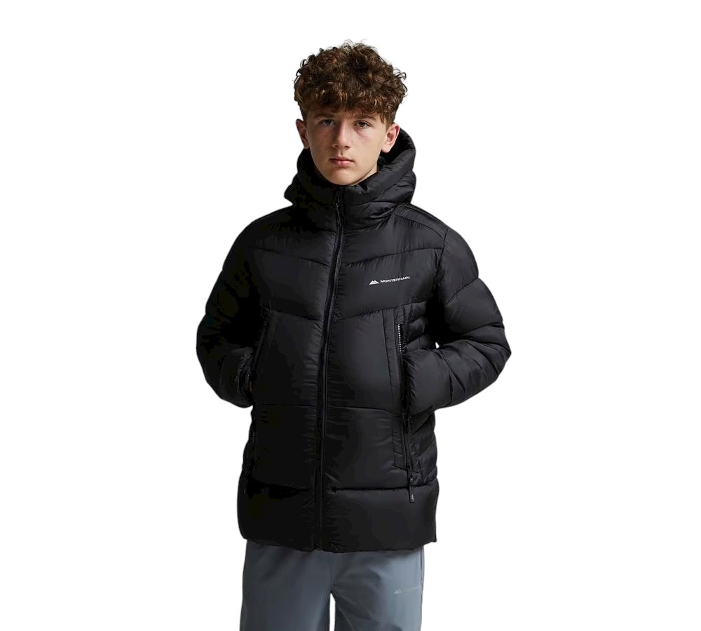 JUNIOR MONTERRAIN BLANC 2.0 PUFFER JACKET - BLACK