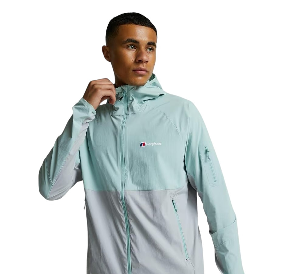 BERGHAUS THERAN PLUS FULL ZIP HOODIE - BLUE