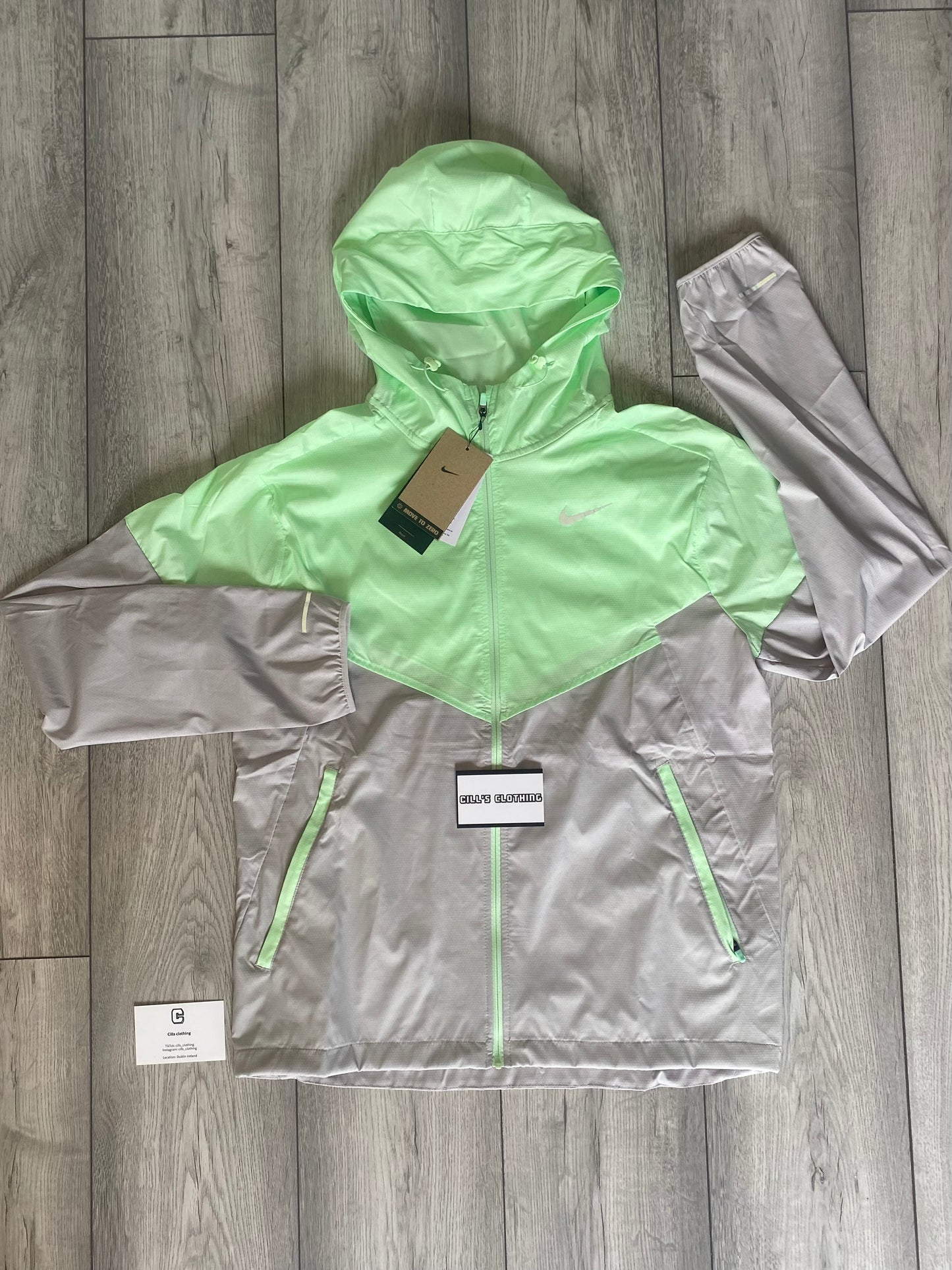 NIKE WINDBREAKER 2 PIECE SET - GREEN