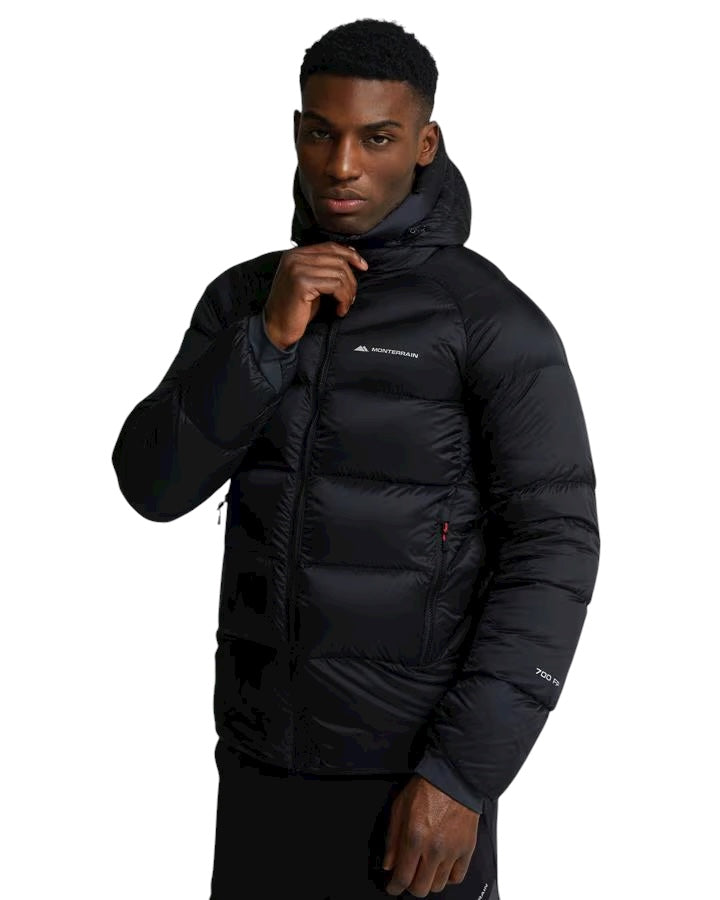 MONTERRAIN HIMALAYAN DOWN PUFFER JACKET - BLACK