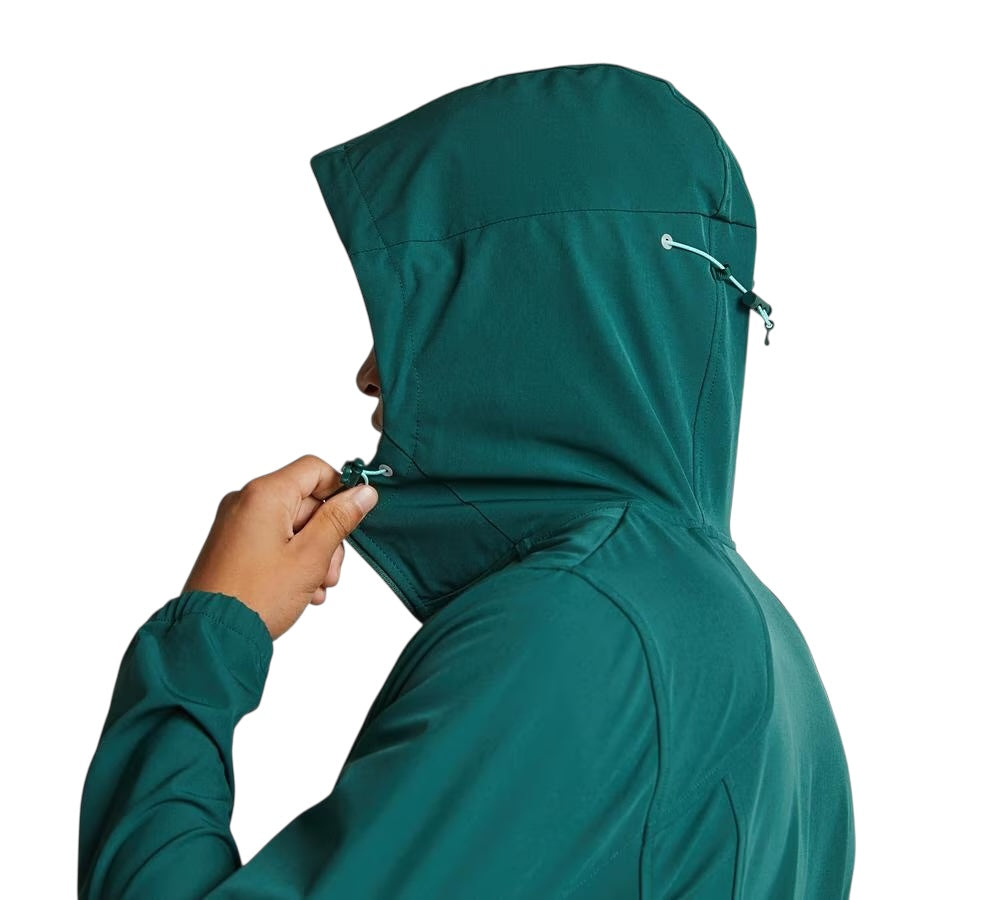 MONTERRAIN DISTANCE WOVEN HOODIE - GREEN