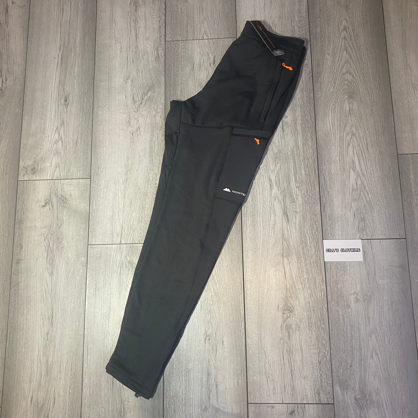 MONTERRAIN HYBRID TRACKSUIT - GREY/ORANGE