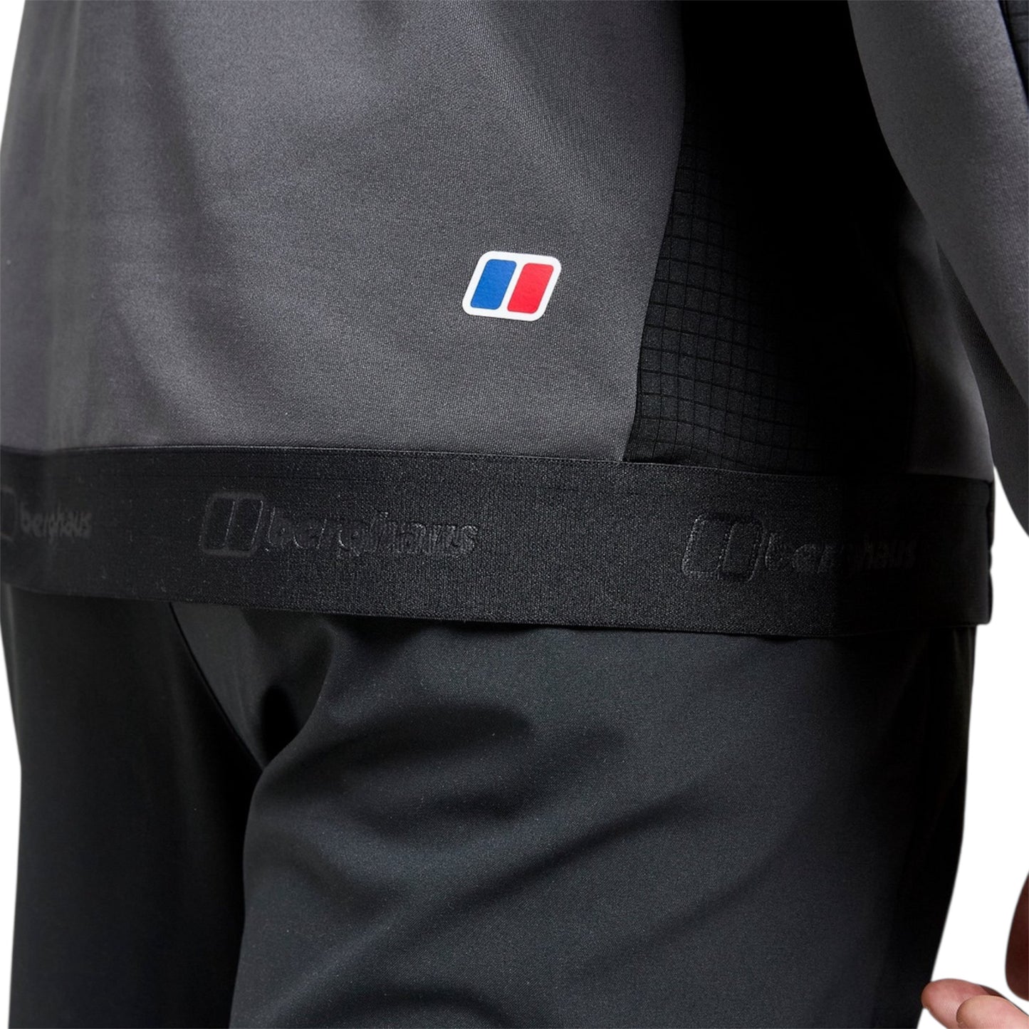 BERGHAUS SIDLEY FULL ZIP HOODIE - BLACK/GREY