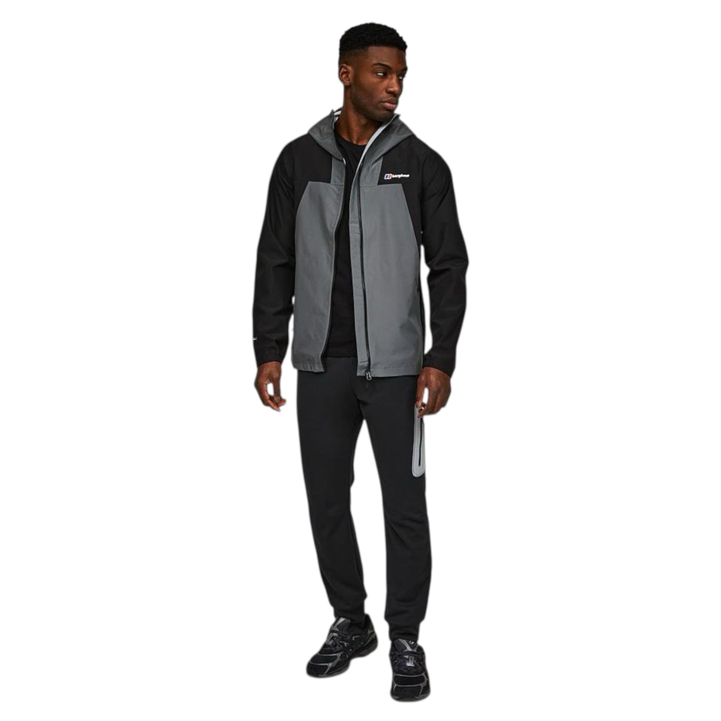 BERGHAUS LIGHT JACKET - BLACK/GREY