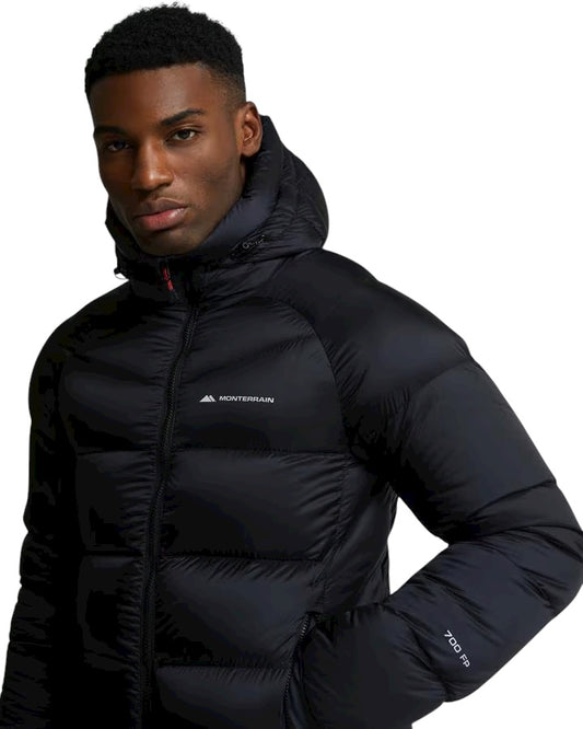 MONTERRAIN HIMALAYAN DOWN PUFFER JACKET - BLACK