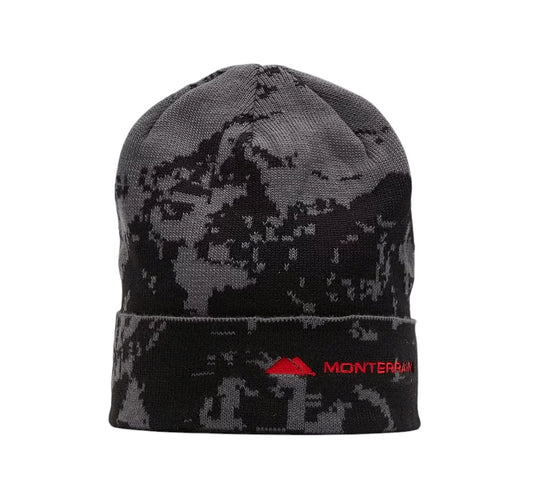 FACTION KNITTED BEANIE HAT - BLACK/RED