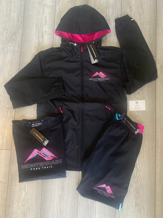 MONTERRAIN PURE TRAIL 3 PIECE - BLACK/PINK