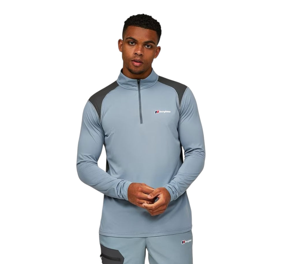 BERGHAUS WAYSIDE 3.0 QUARTER ZIP - GRANITE