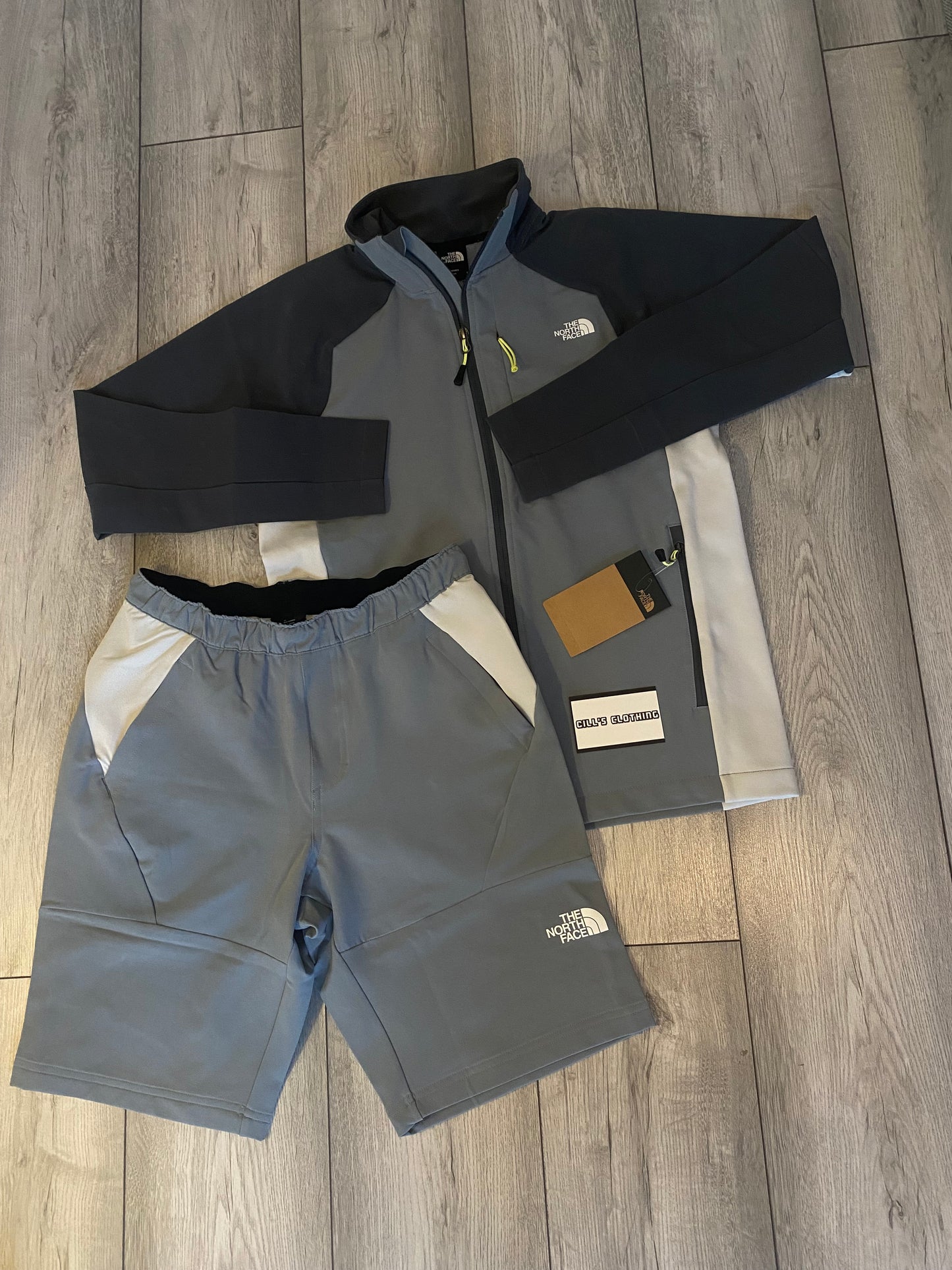 NORTHFACE SET - GREY/WHITE