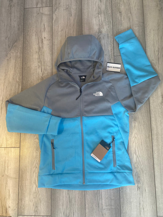 NORTHFACE RARE TRACKSUIT TOP   - GREY/NORSE BLUE