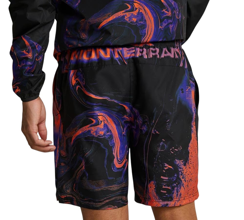 MONTERRAIN SATURN WOVEN SHORT BLACK/PUPRPLEMAGMA