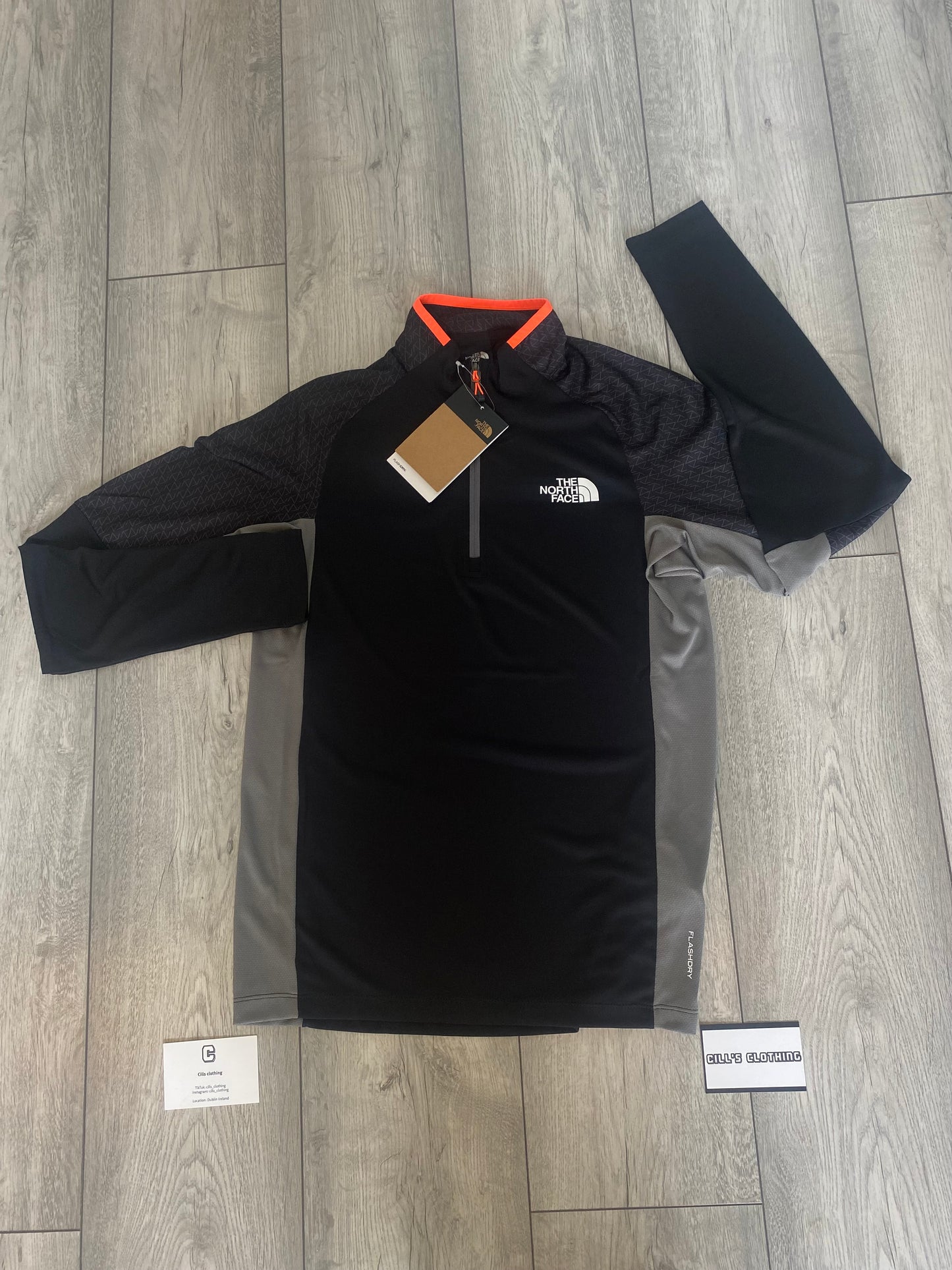 NORTHFACE 1/4 ZIP SET - BLACK