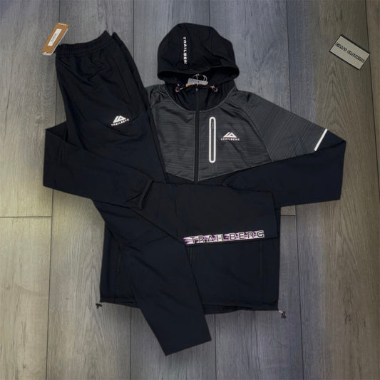 TRAILBERG TRACKSUIT - BLACK/GREY