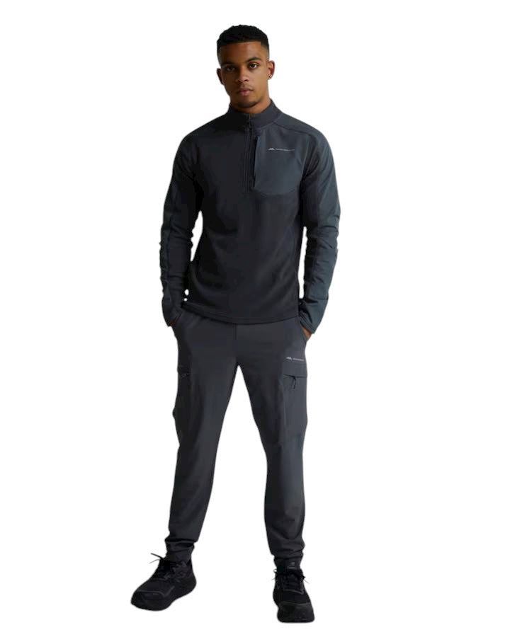 MONTERRAIN MICRO FLEECE 1/4 ZIP - DARK GREY