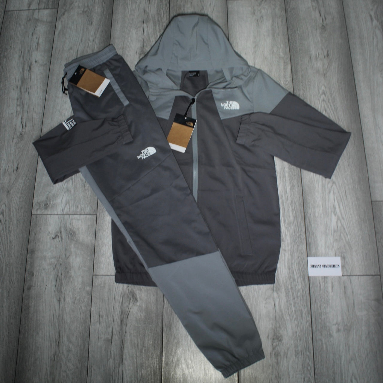 THE NORTHFACE TRACKSUIT - GREY