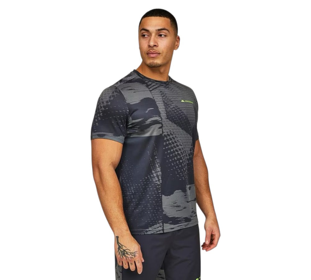 MONTERRAIN DIVIDE T-SHIRT - BLACK