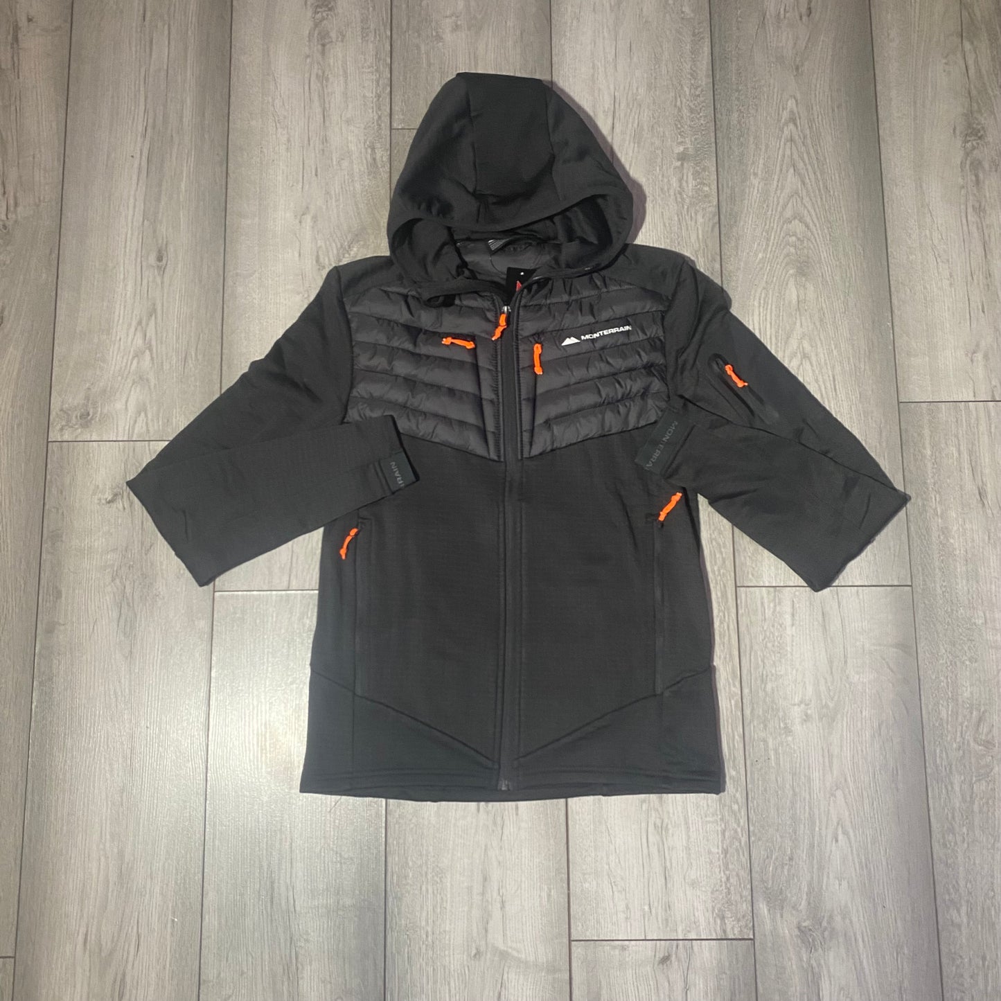 MONTERRAIN HYBRID TRACKSUIT - GREY/ORANGE