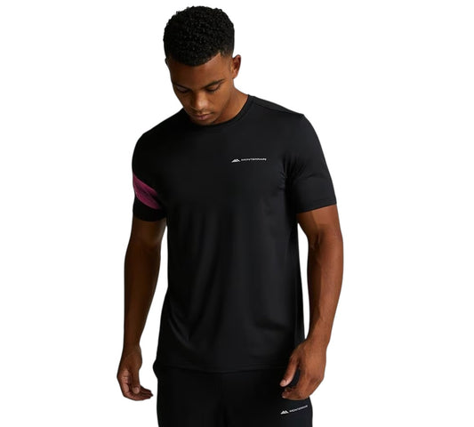 MONTERRAIN DISTANCE T-SHIRT - BLACK