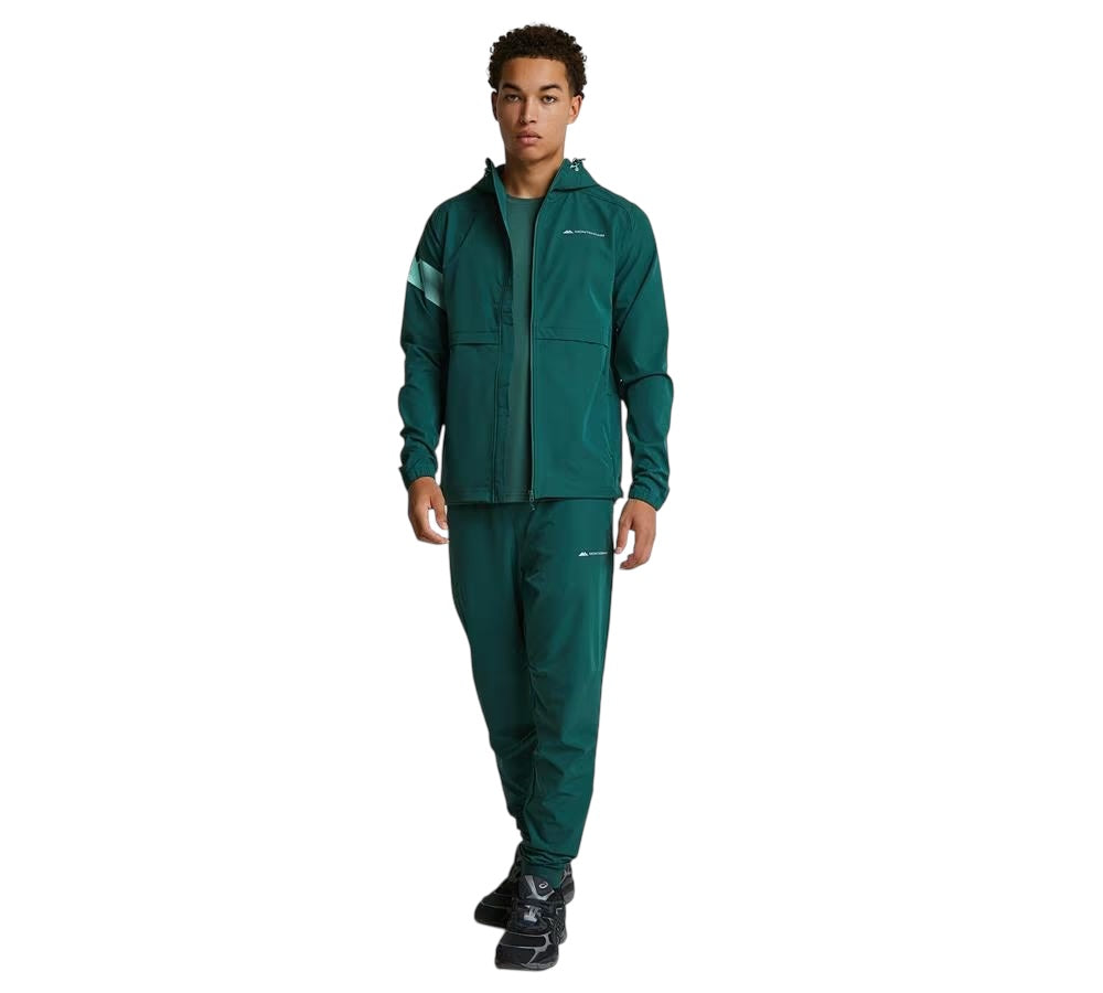 MONTERRAIN DISTANCE WOVEN HOODIE - GREEN