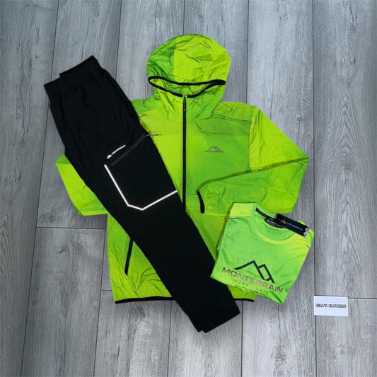 MONTERRAIN URBAN 3 PIECE SET - LIME GREEN/BLACK