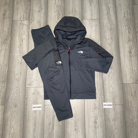 PRE LOVED NORTHFACE MIGLIETTI TRACKSUIT - GREY/RED