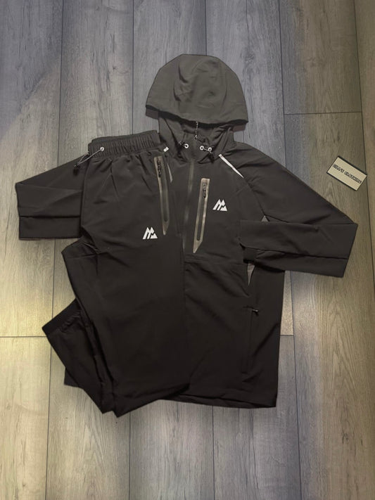 MONTIREX WINDBREAKER TRACKSUIT - BLACK