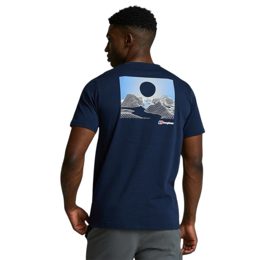 BERGHAUS LAKES SKY T-SHIRT - NAVY