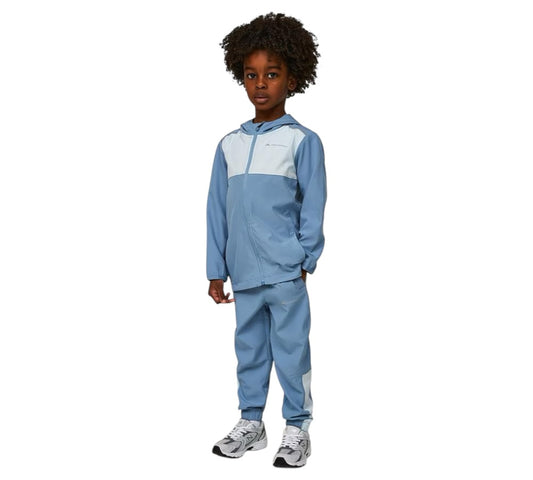 JUNIOR MONTERRAIN FORM WOVEN TRACKSUIT - BALLAD BLUE