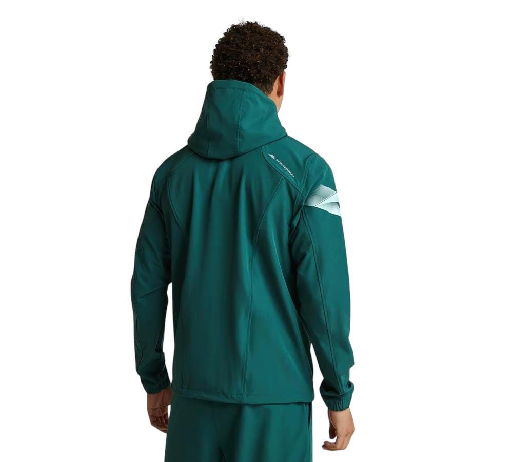 MONTERRAIN DISTANCE WOVEN HOODIE - GREEN