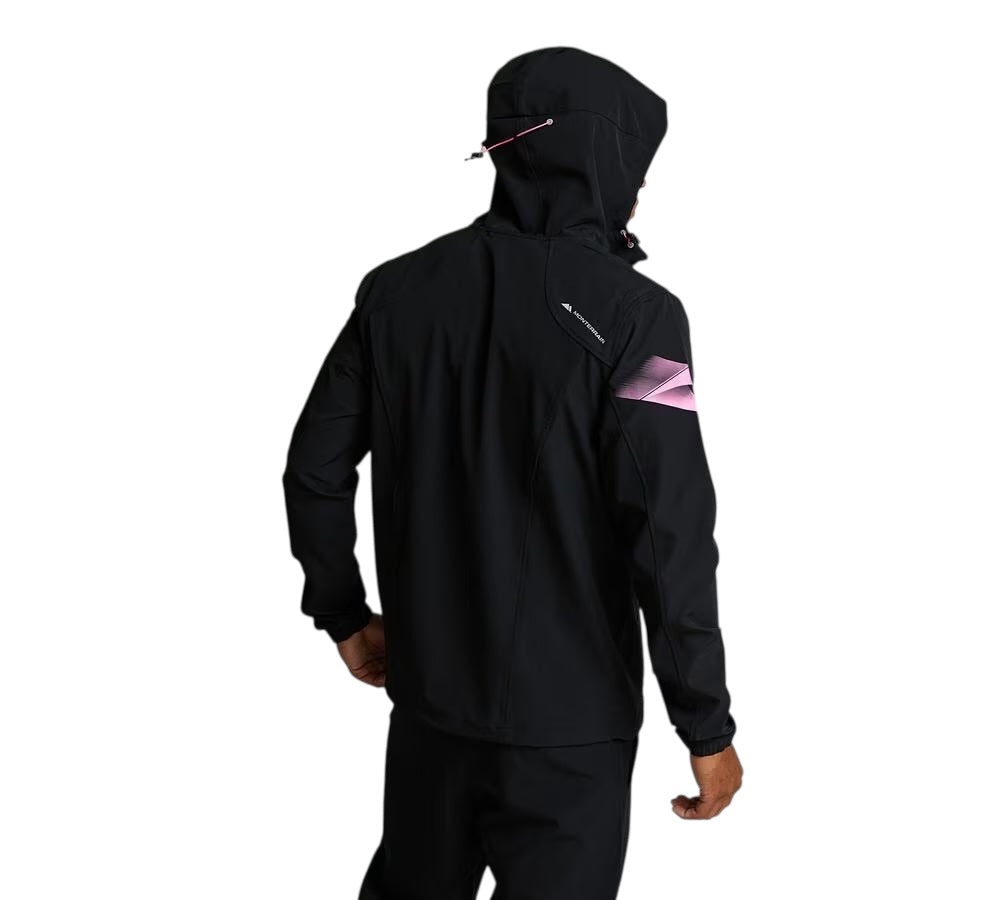 MONTERRAIN DISTANCE WOVEN HOODIE - BLACK/PINK
