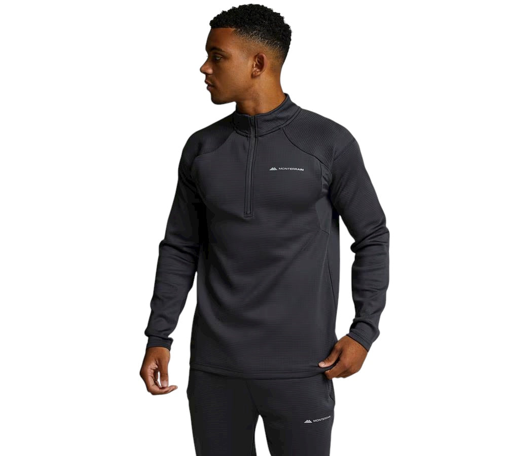 MONTERRAIN POLY 1/4 ZIP TRACKSUIT - GREY