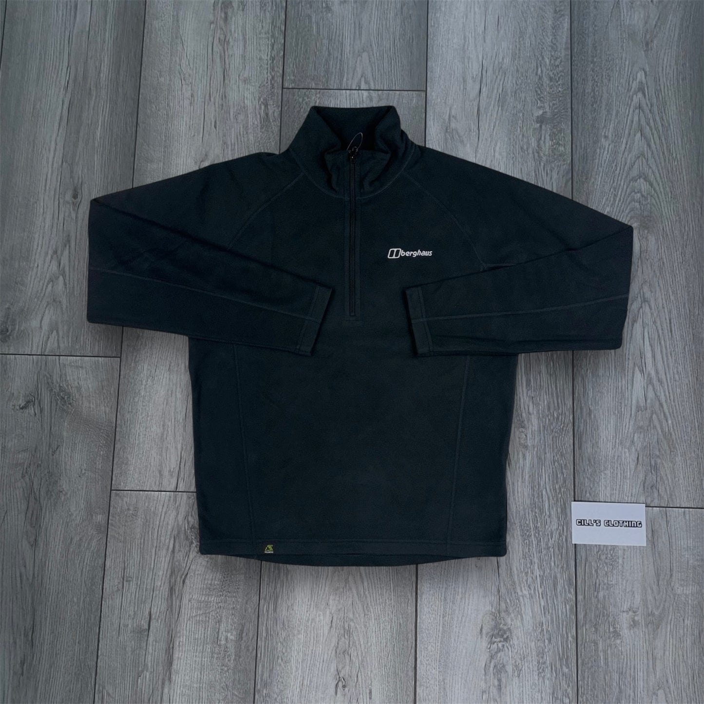 BERGHAUS HALF ZIP - BLACK