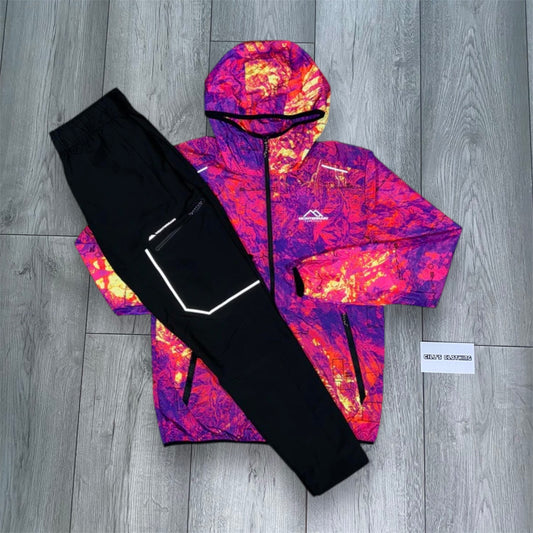 MONTERRAIN URBAN TRACKSUIT SET - PINK/BLACK