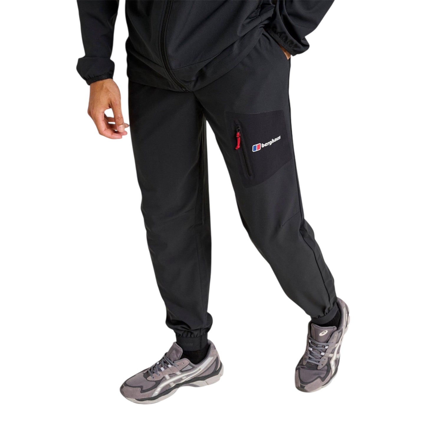 BERGHAUS TRACK PANTS - BLACK