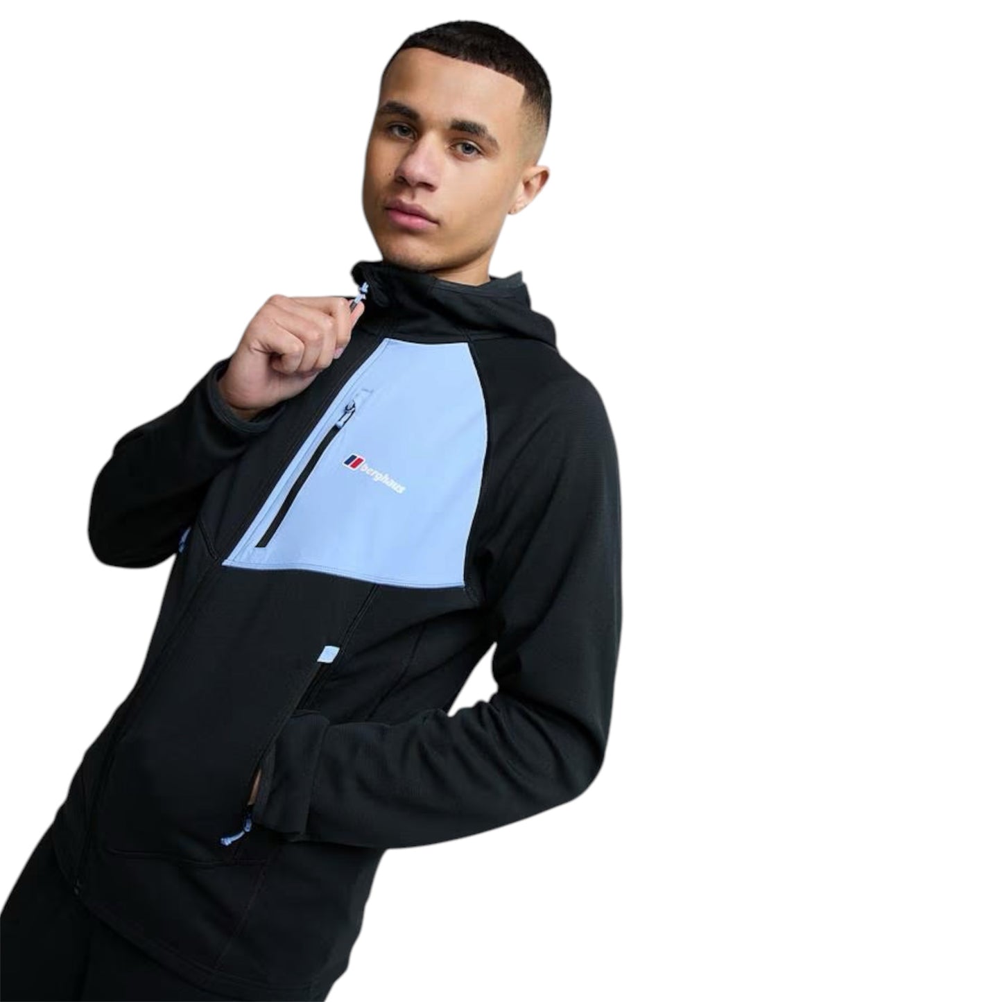BERGHAUS PAVEY HOODIE - BLACK/BLUE
